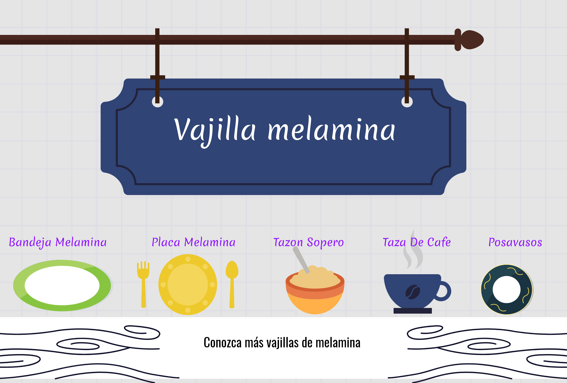 Vajilla de melamina