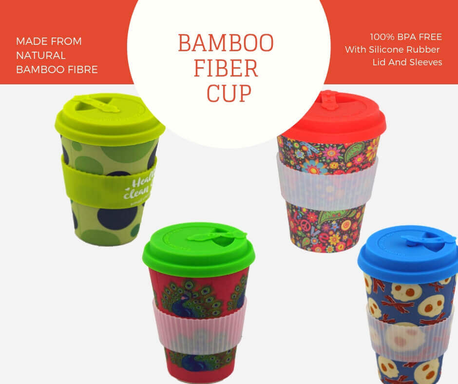 Bamboo Cup Natural Bamboo Cup Recyclable Cup Bamboo Mug Green